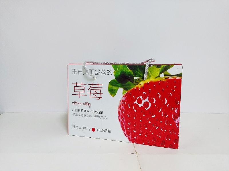 草莓礼品包装盒定制 草莓包装订制